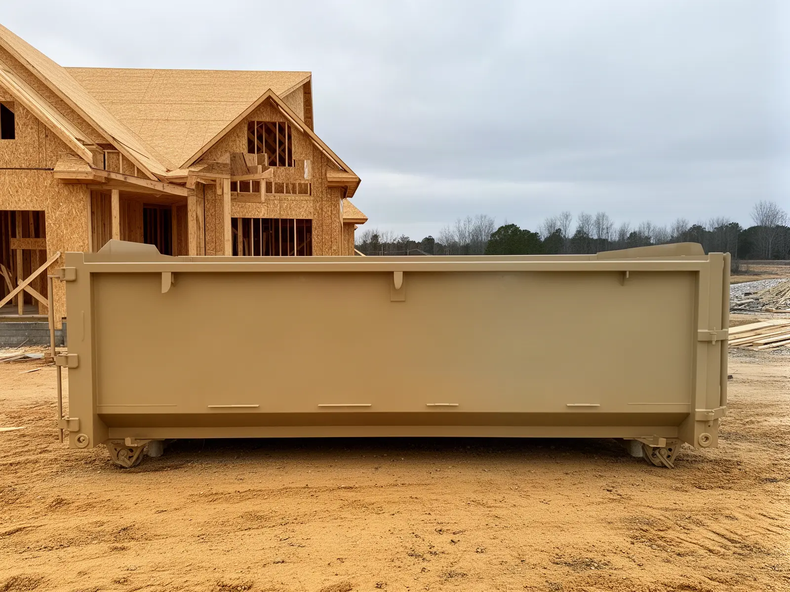 Roll-off dumpster from Beck Dumpster Rental in Maumee, OH
